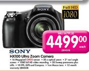 Sony HX100 Ultra Zoom Camera