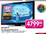 Sony 40" (102cm) Full HD LCD TV (KLV-40BX420)