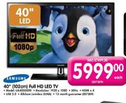 Samsung 40" (102cm) Full HD LED TV (UA40D5000)