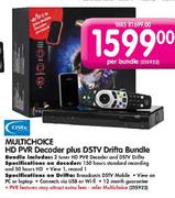 DSTV Multichoice HD PVR Decoder Plus DSTV Drifta Bundle