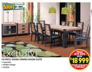 10-Piece Yaziko Dining Room Suite 