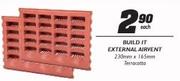 Build It External Airvent-230mmx165mm Each