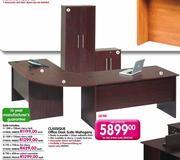 Classique Office Desk Suite Mahogany