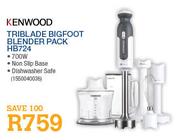 Kenwood Triblade Bigfoot Blender Pack (HB724)-700W