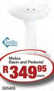Melisa Basin And Pedestal(S05405)-Each