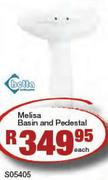 Melisa Basin And Pedestal(S05405)-Each