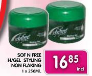 Sof N Free H/Gel Styling Non Flaking-1x250ml
