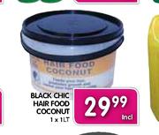 Black Chic Hair Food Coconut-1Lt Each