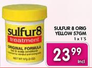 Sulfur 8 Orig Yellow 57gm-1x1's