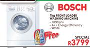 Bosch 7kg Front Loader Washing Machine