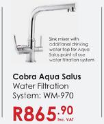 Cobra Aqua Salus Water Filtration System(WM-970)- Each