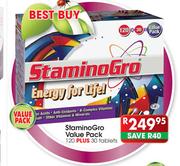 Stamino Gro Value Pack 120 Plus 30 Tablets