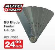 Auto Craft 26 Blade Feeler Guage-Each