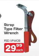 Strap Type Filter Wrench-Each
