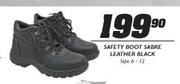 Safety Boot Sabre Leather Black