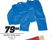 Overall Royal Blue-2 Piece