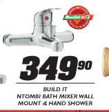 Build It Ntombi Bath Mixer Wall Mount & Hand Shower