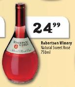 Robertson Winery Natural Sweet Rose-750ml