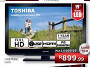 Toshiba Full HD LED-19"