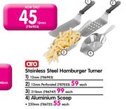 Aro 12mm Stainless Steel Hamburger Turner-Each