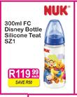 Nuk 300ml FC Disney Bottle Silicone Teat (SZ1)-Each