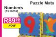 Puzzle Numbers Mats-10's Each