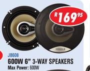 Jebson 600W 6" 3 Way Car Speakers(JB608)