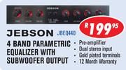 Jebson 4 Band Parametric Equalizer With Subwoofer Output(JBEQ440)