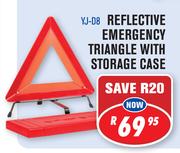 Reflective Emergency Triangle With Storage Case(YJ-DB)