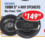Dixon 160W 5" 4 Way Speakers(DNCX504C)