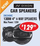 Dixon 130W 4" 4 Way Speakers(DNCX404C)