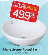 Niche Grumo Round Basin