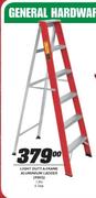 Light Duty A-Frame Aluminium Ladder-95kg 1.8m 6 Step