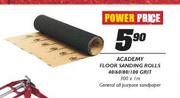 Academy Floor Sanding Rolls-40/60/80/100 Grit-300x1m
