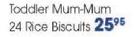Toddler Mum-Mum 24 Rice Biscuits-Each