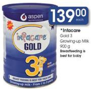 Infacare Gold 3 Growing Up Milk-900G