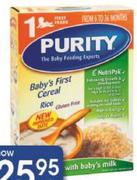 Purity Cereal Just Add Milk-450Gm Each