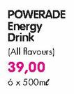 Powerade Energy Drink(All Flavours)-6 x 500ml
