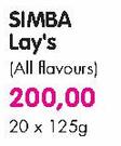 Simba Lay's(All Flavours)-20 x 125gm