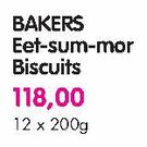 Bakers Eet-Sum-Mor Biscuits-12 x 200gm