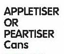 Appletiser or Peartiser Cans-330ml Each