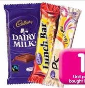  Cadbury Mini Chocolate(All Flavours)-Each