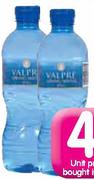 Valpre Still or Sparkling Water-6 x 500ml