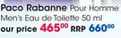 Paco Rabanne Pour Homme Men's Eau De Toilette-50ml Each