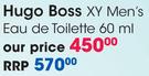 Hugo Boss XY Men's Dark Blue Eau De Toilette-60ml