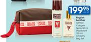 English Leather Gift Set Cologne Spray 50ml, Deodorant 125ml & Toiletry Bag Set-Per Set