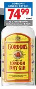 Gordon's London Dry Gin-750ml