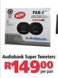 Audiobank Super Tweeters-Per Pair