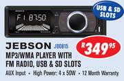 Jebson MP3/WMA Player With FM Radio, USB & SD Slots JB0815