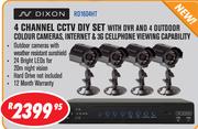 Dixon 4 Channel CCTV DIY SEt RD1604HT  